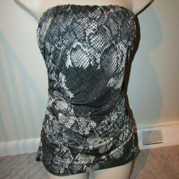 Express jrs small animal print tube top - Picture 5 of 8